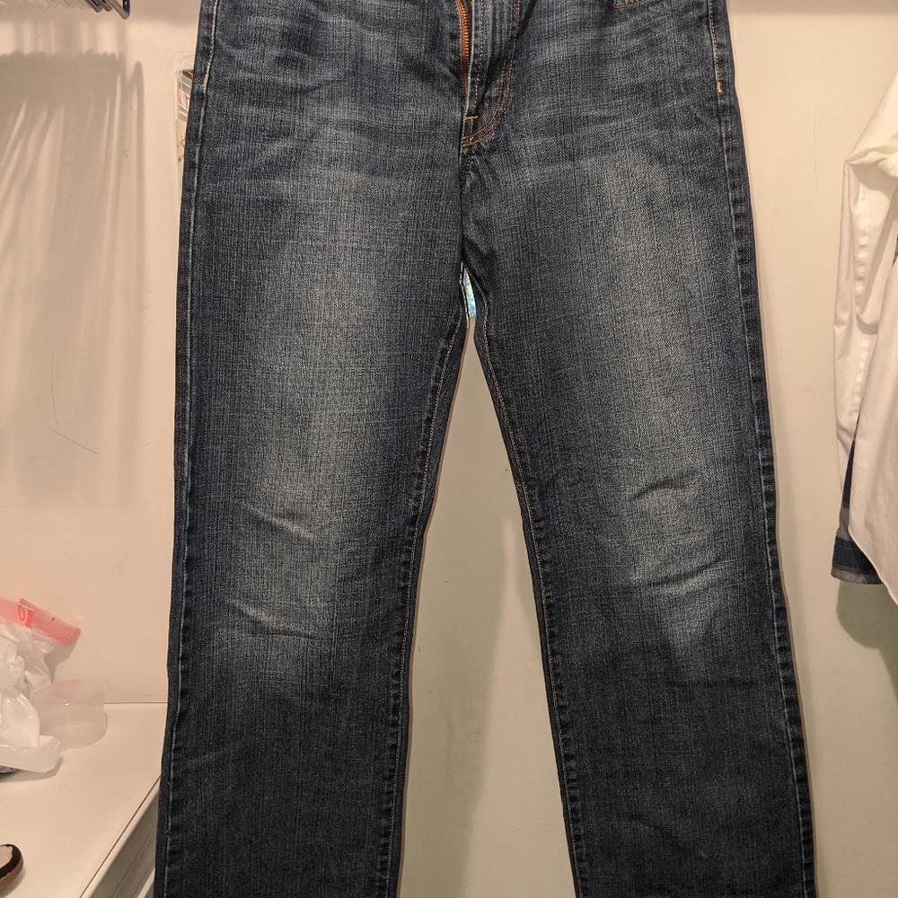 Lucky Brand Dungarees Straight Leg Regular Length
